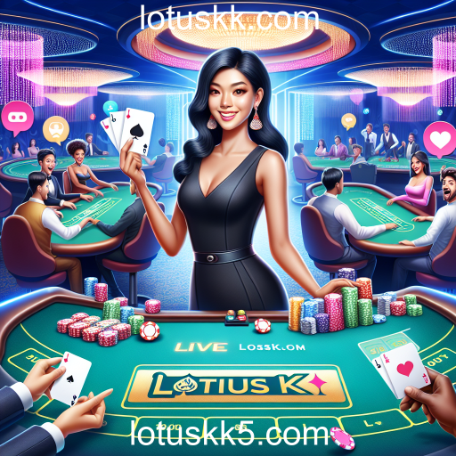 Experimente a Emoção do Casino Ao Vivo no lotuskk.com